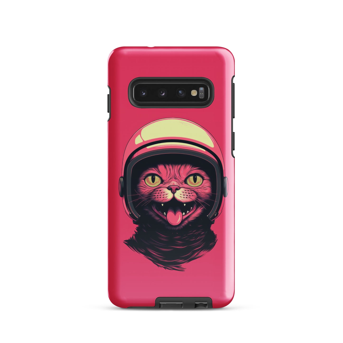 Pink Alien Cat Cosmonaut Tough Case for Samsung®