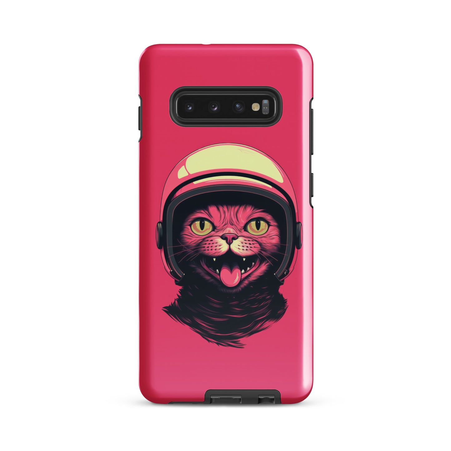 Pink Alien Cat Cosmonaut Tough Case for Samsung®