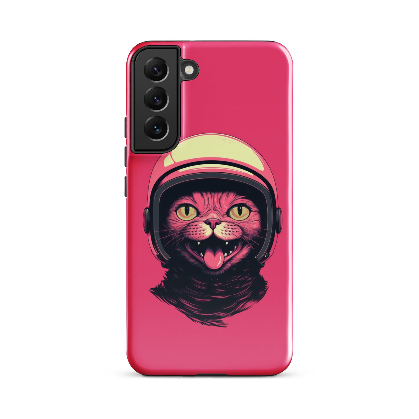 Pink Alien Cat Cosmonaut Tough Case for Samsung®