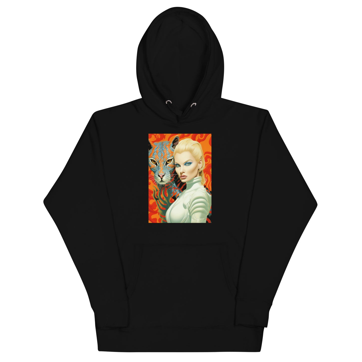 Alien Cat & Woman | Εξωγήινη γάτα Hoodie