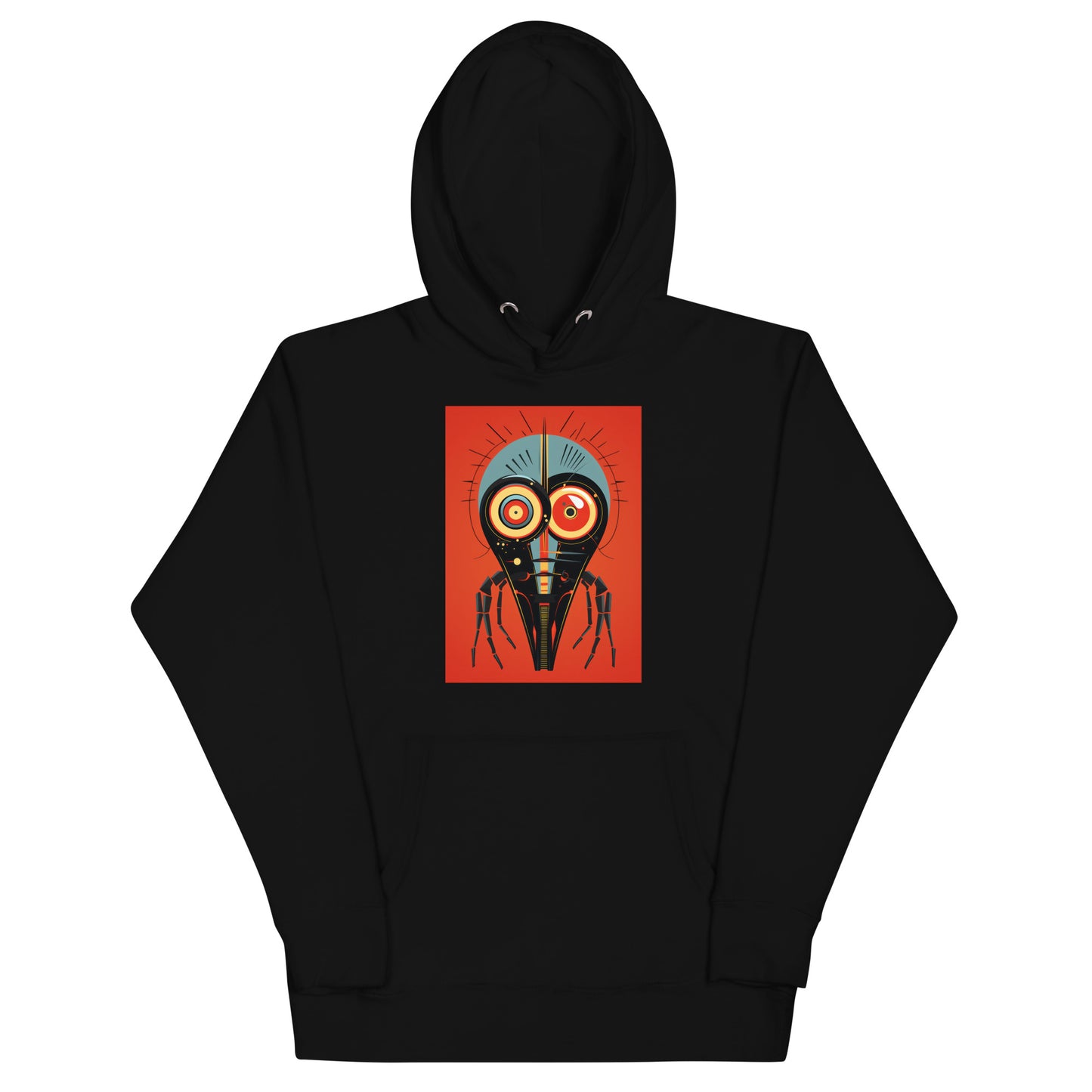 Inca Prawn Alien Head Hoodie