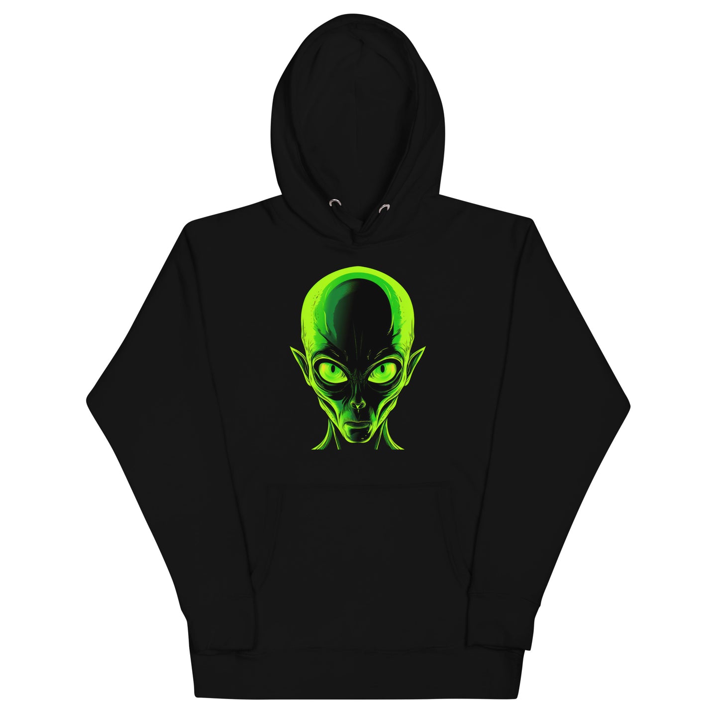 Amazing Green Alien Head Hoodie