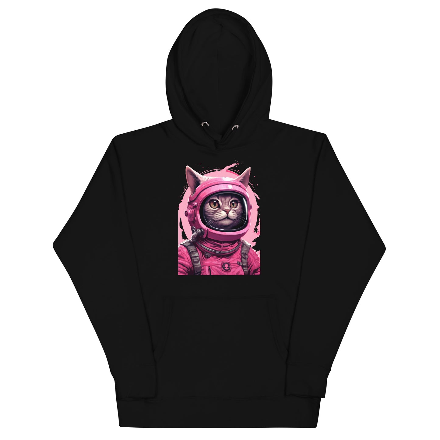 Pinky Cat Astronaut Hoodie