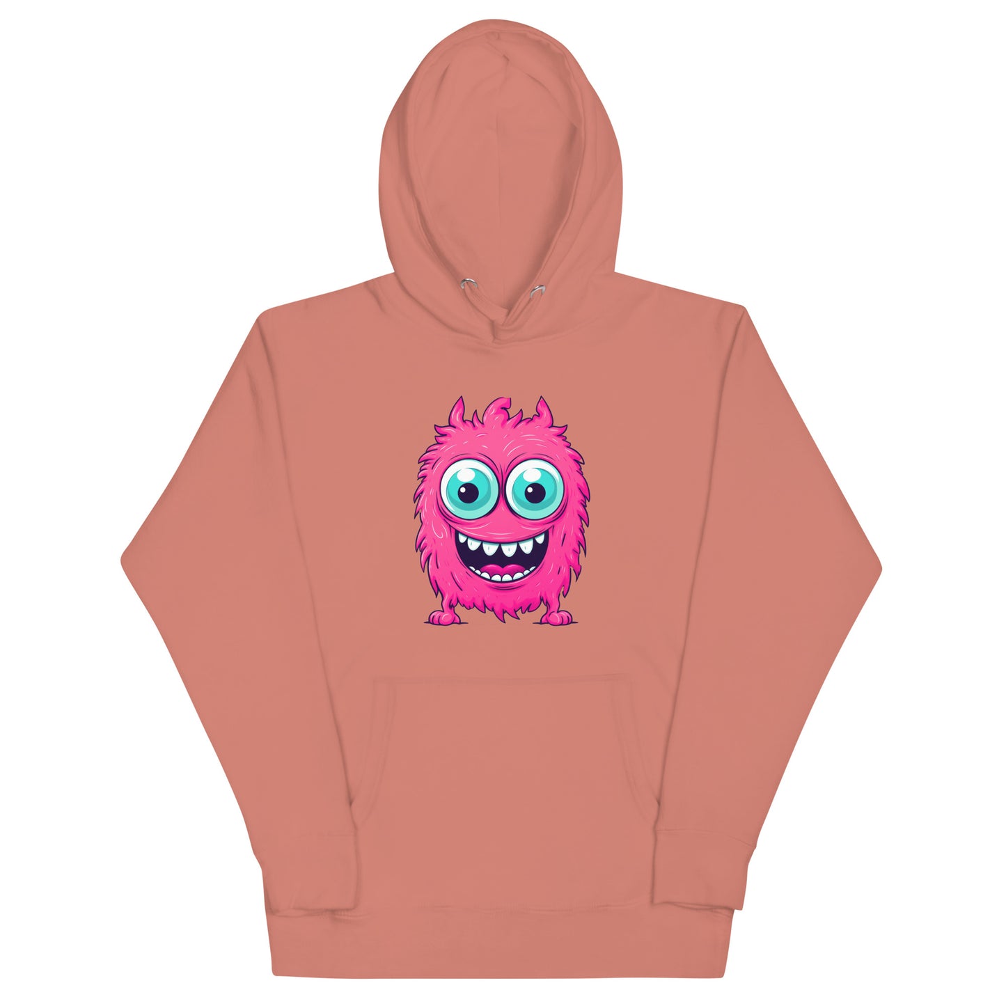 Hairy Pink Alien Monster Hoodie
