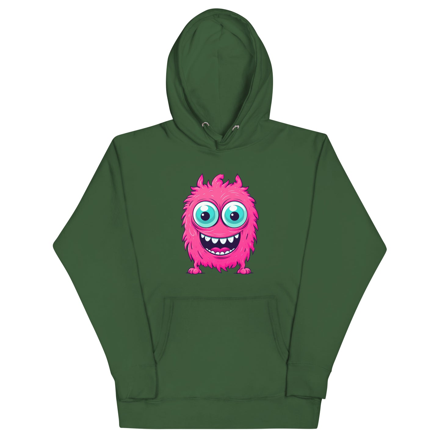 Hairy Pink Alien Monster Hoodie