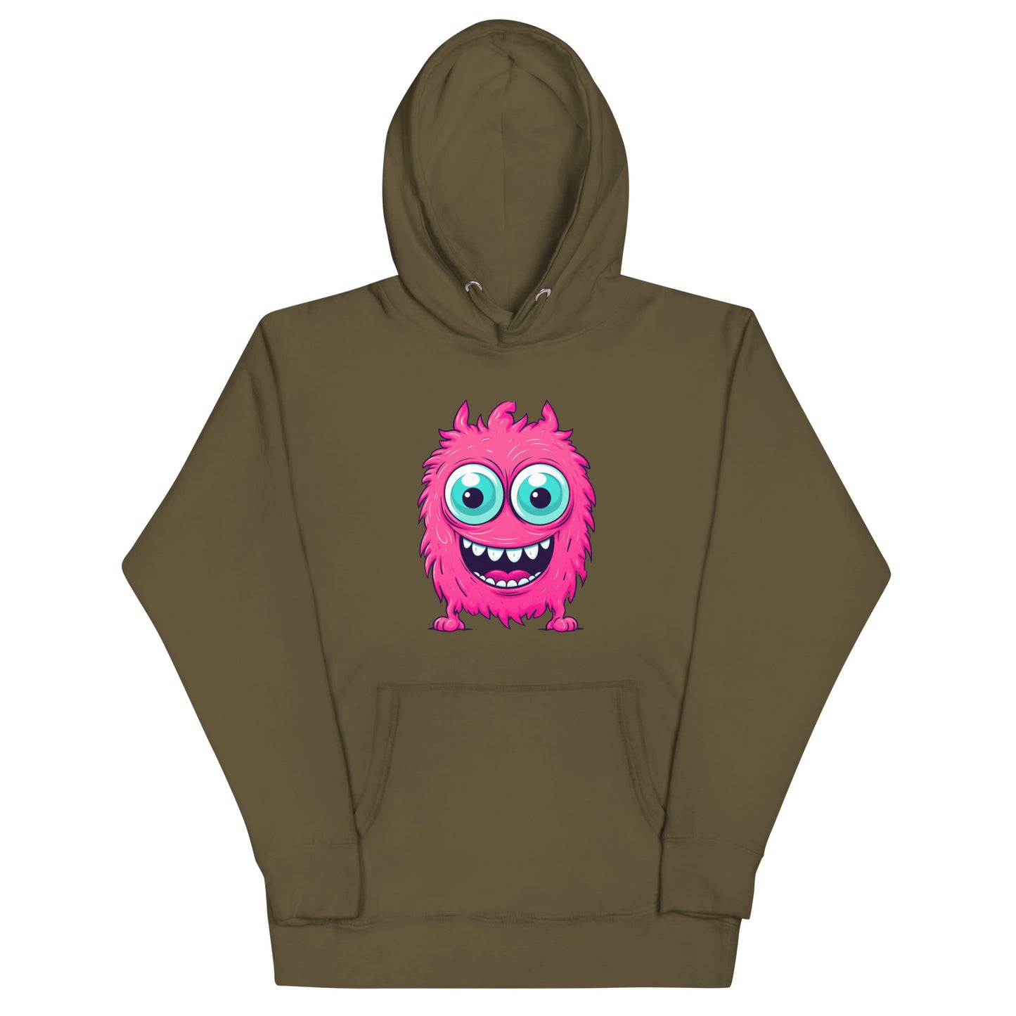 Hairy Pink Alien Monster Hoodie