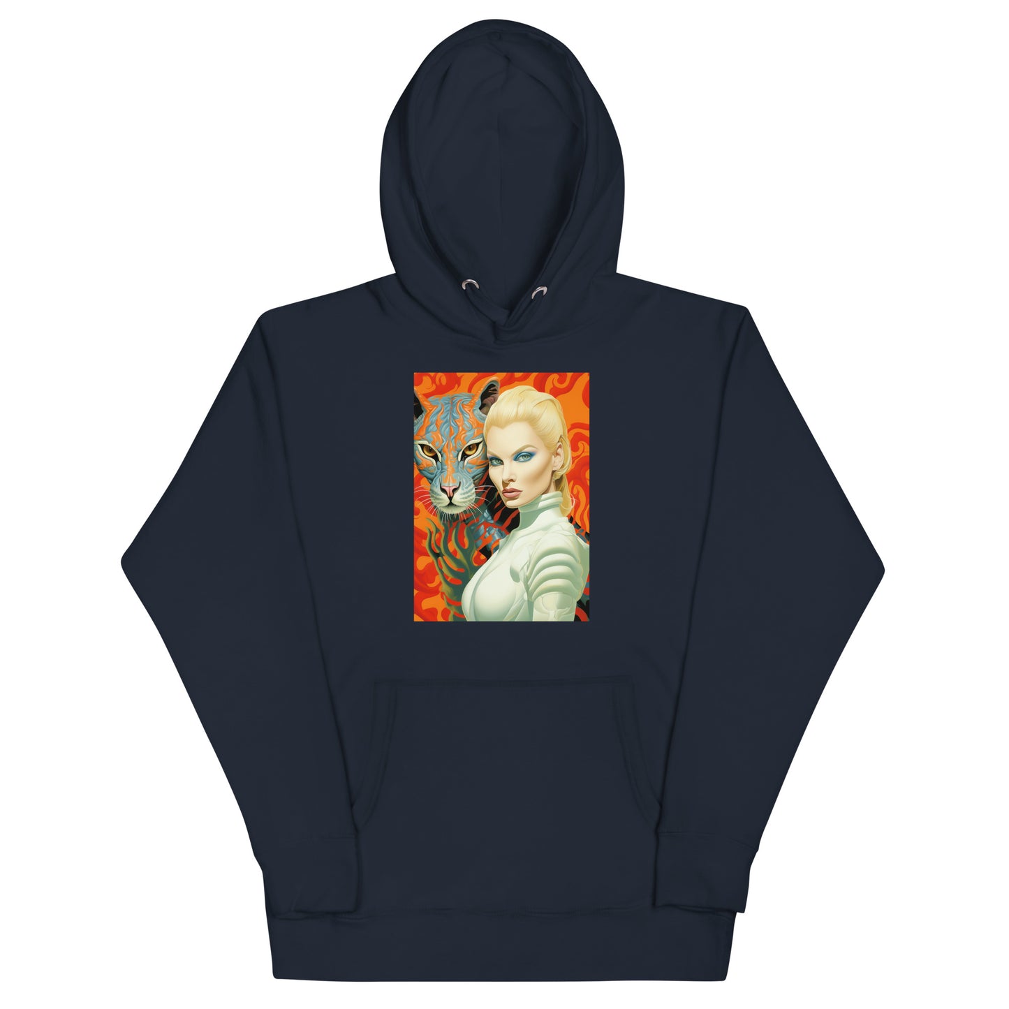 Alien Cat & Woman | Εξωγήινη γάτα Hoodie