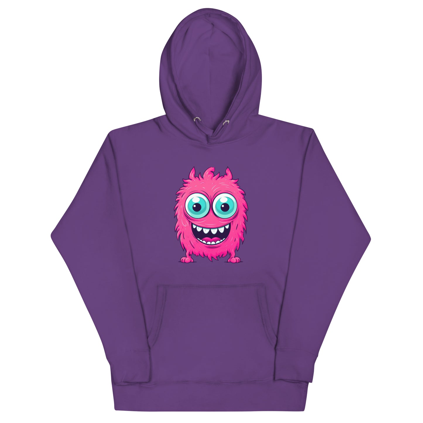 Hairy Pink Alien Monster Hoodie