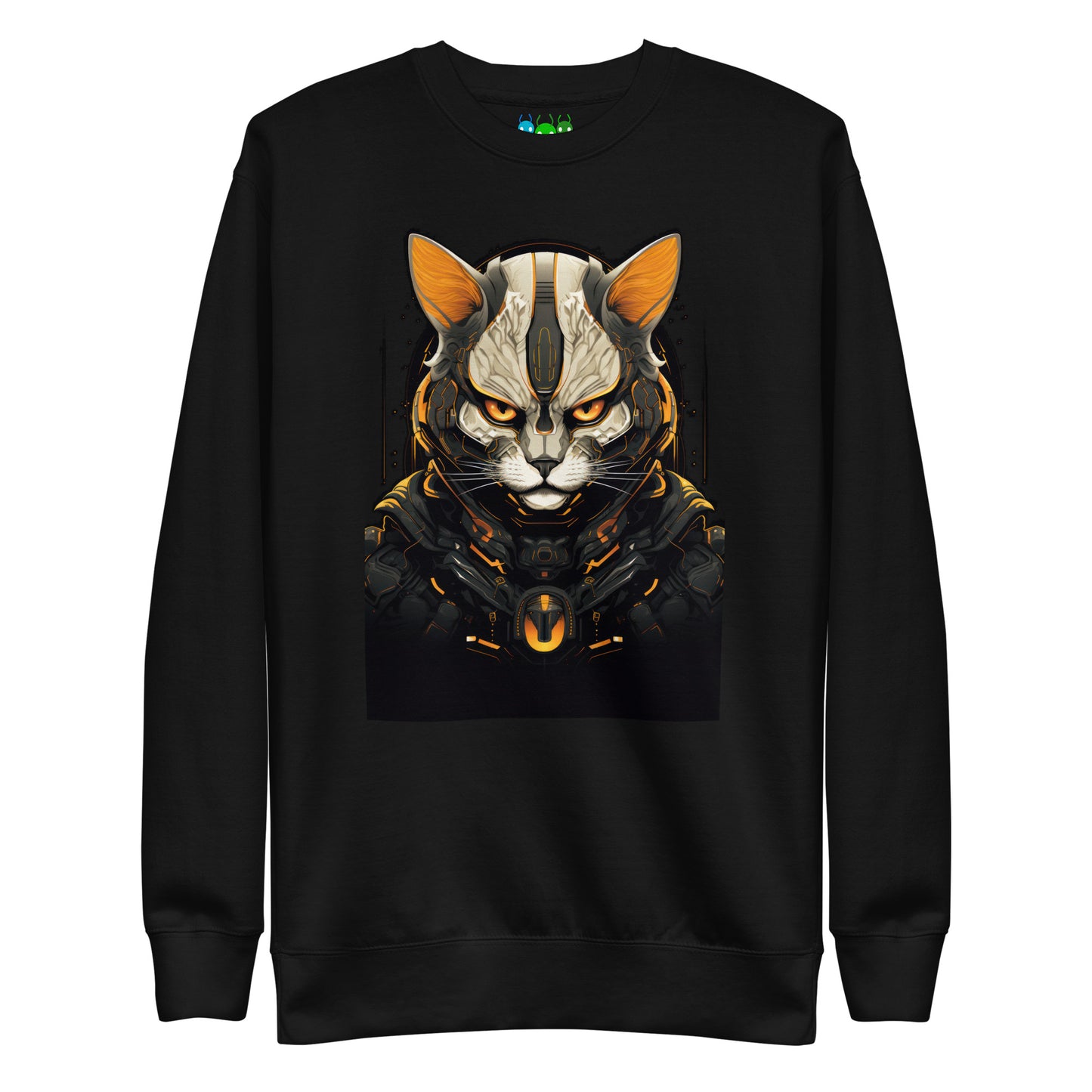 Harko Alien Cat Warlord Premium Sweatshirt