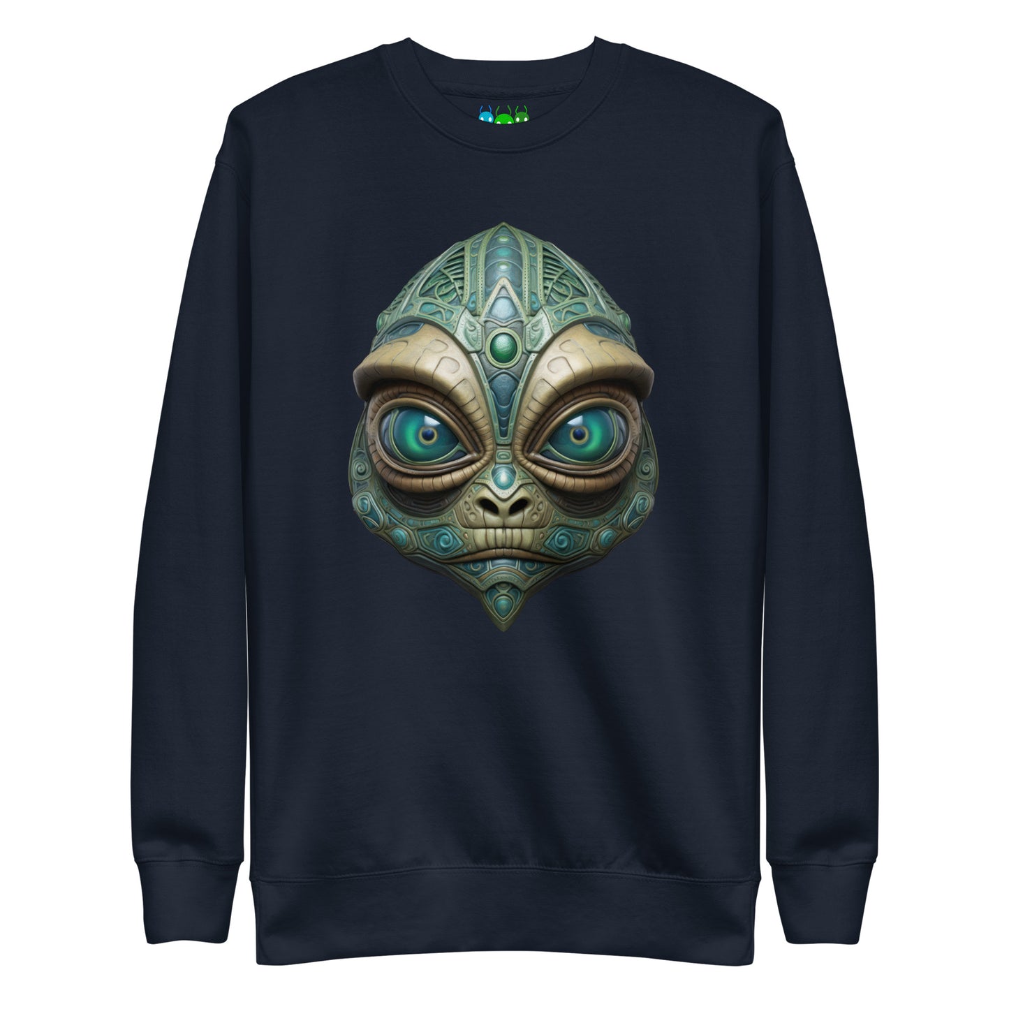 Alien Lizard Head | એલિયન લિઝાર્ડ હેડ Premium Sweatshirt