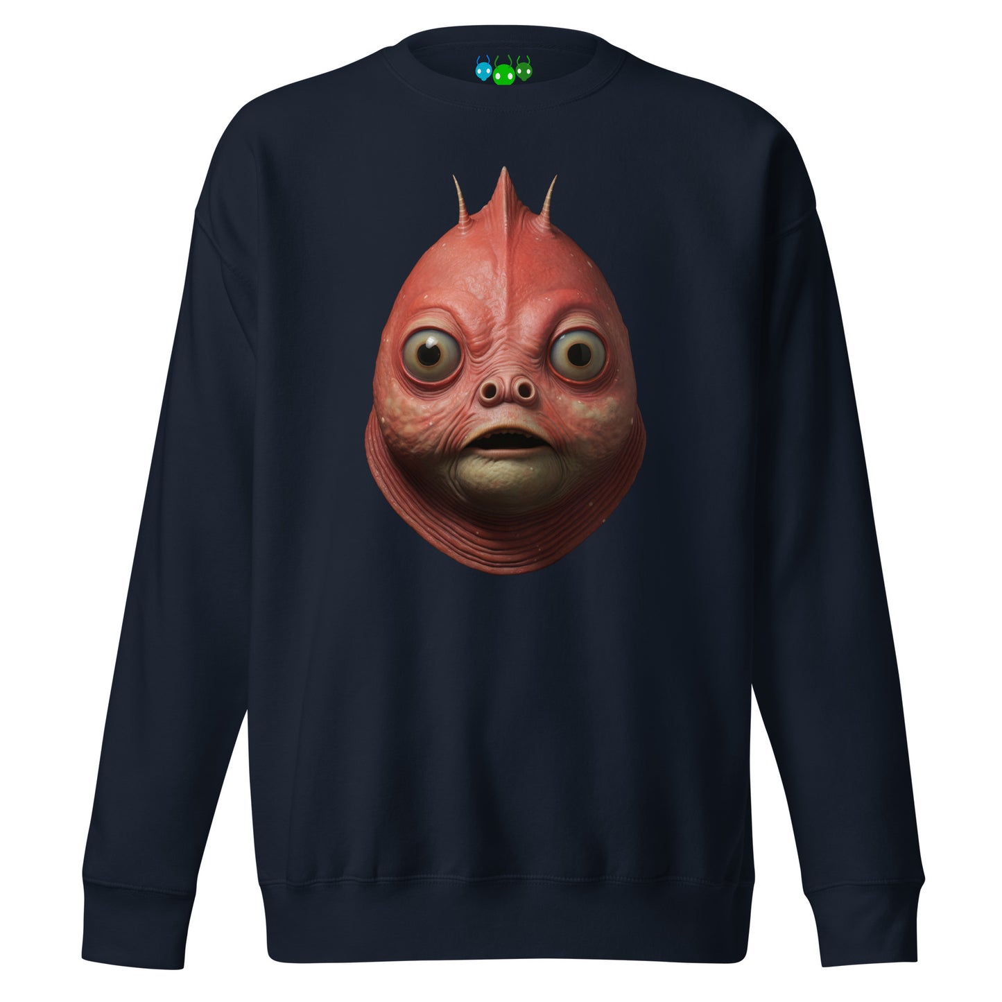 Fat-faced Alien Goober Premium Sweatshirt