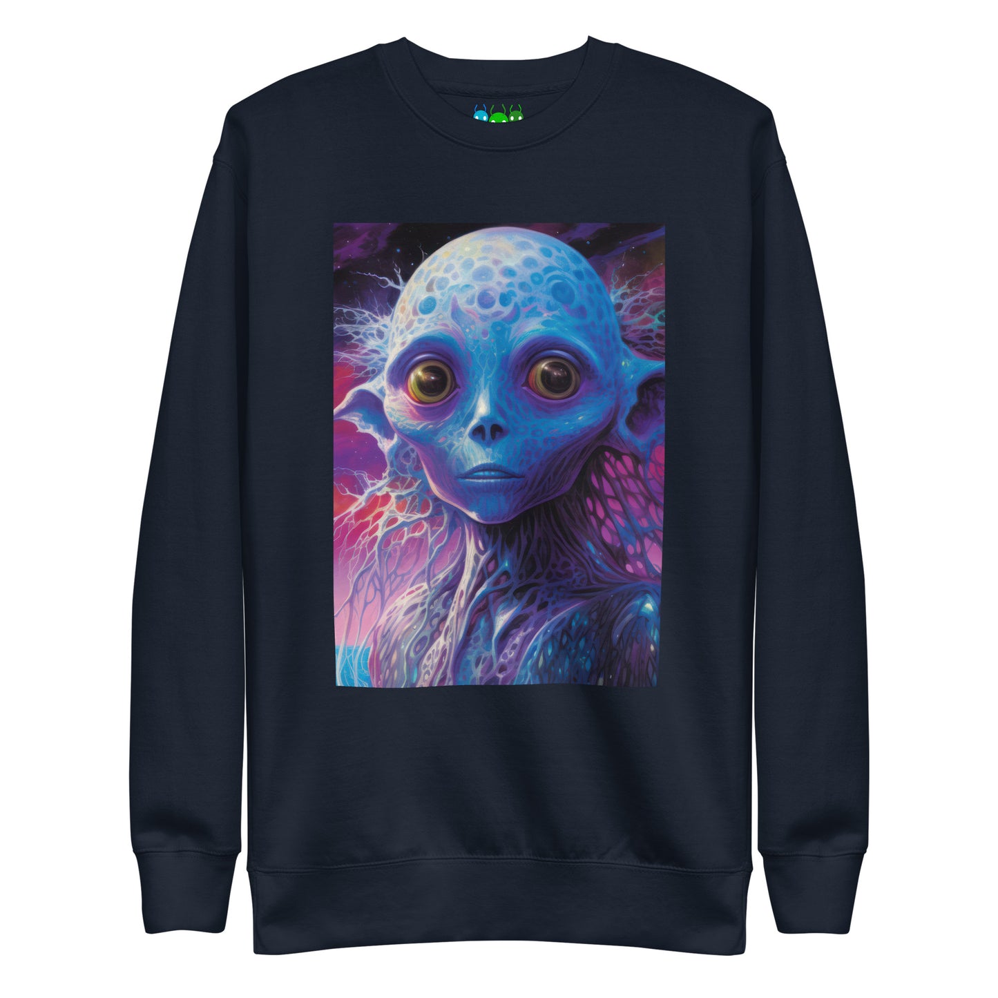 Water Alien Elf | जल एलियन एल्फ Premium Sweatshirt