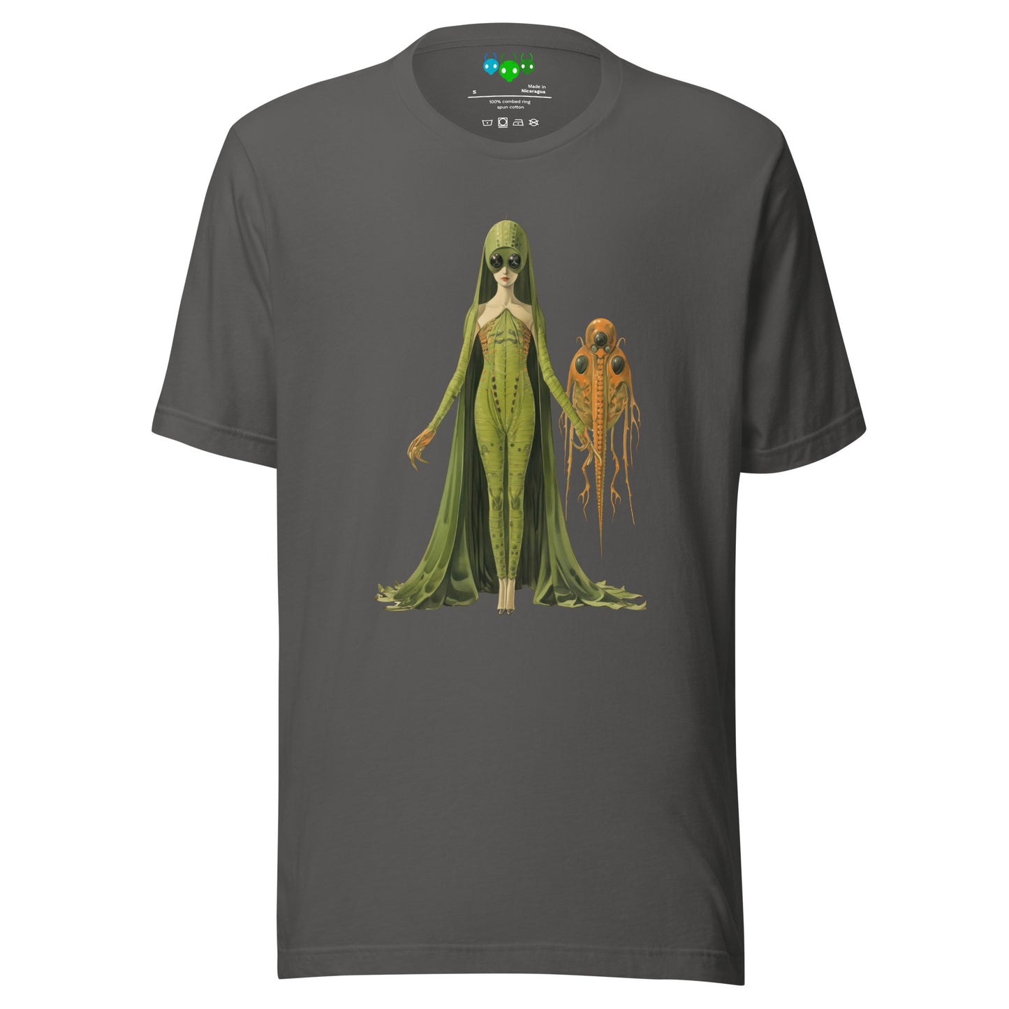 Green Lady Alien & Pet | గ్రీన్ లేడీ ఏలియన్ T-shirt