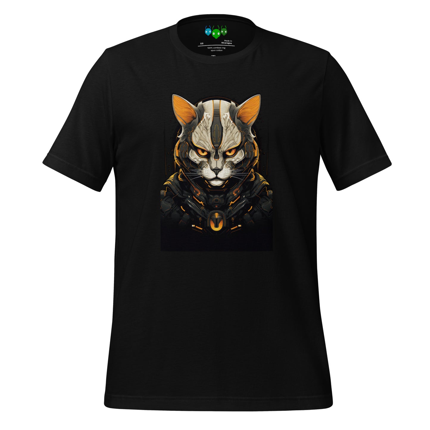 Harko Alien Cat Warlord T-shirt