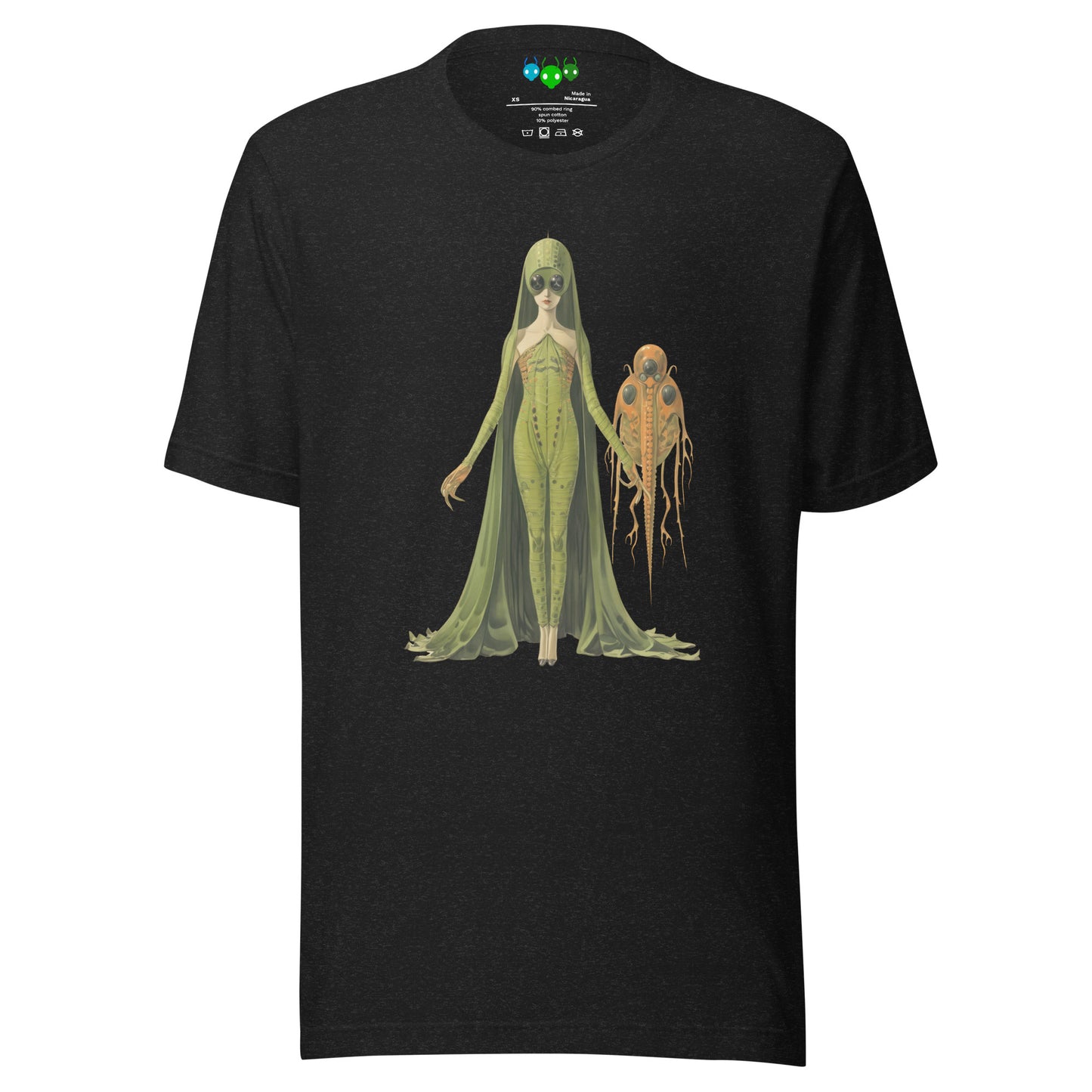 Green Lady Alien & Pet | గ్రీన్ లేడీ ఏలియన్ T-shirt