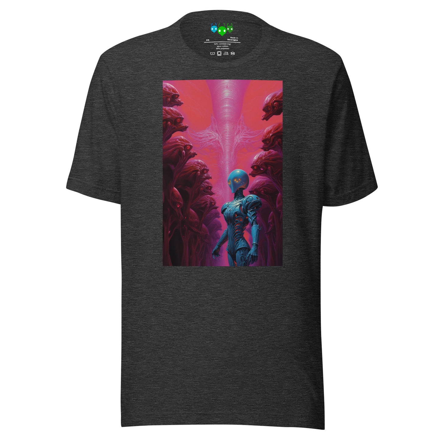 Purple Alien Commander | מפקד חייזר סגול | Science Fiction T-shirt