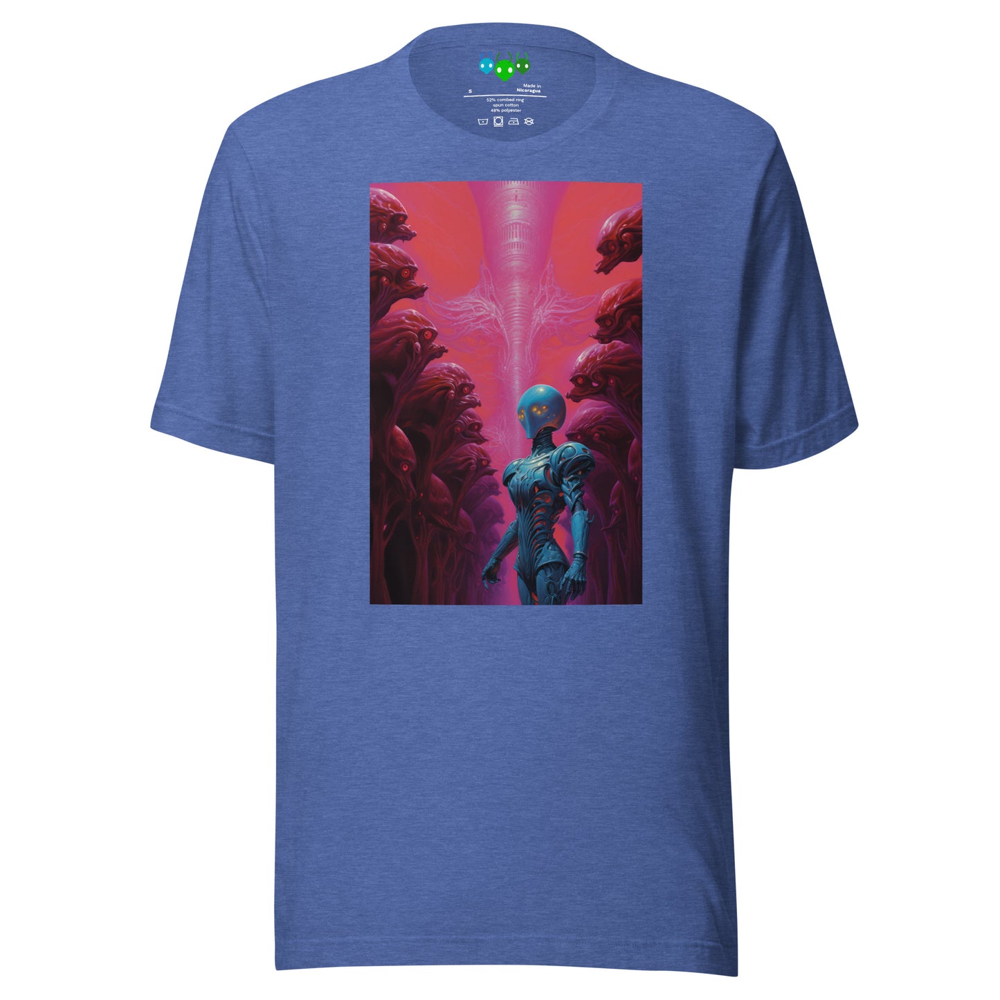 Purple Alien Commander | מפקד חייזר סגול | Science Fiction T-shirt