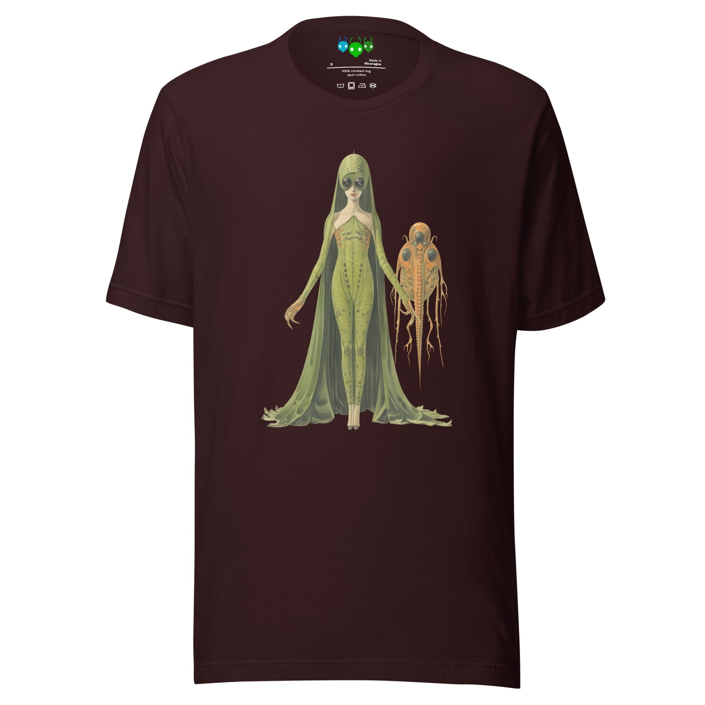 Green Lady Alien & Pet | గ్రీన్ లేడీ ఏలియన్ T-shirt