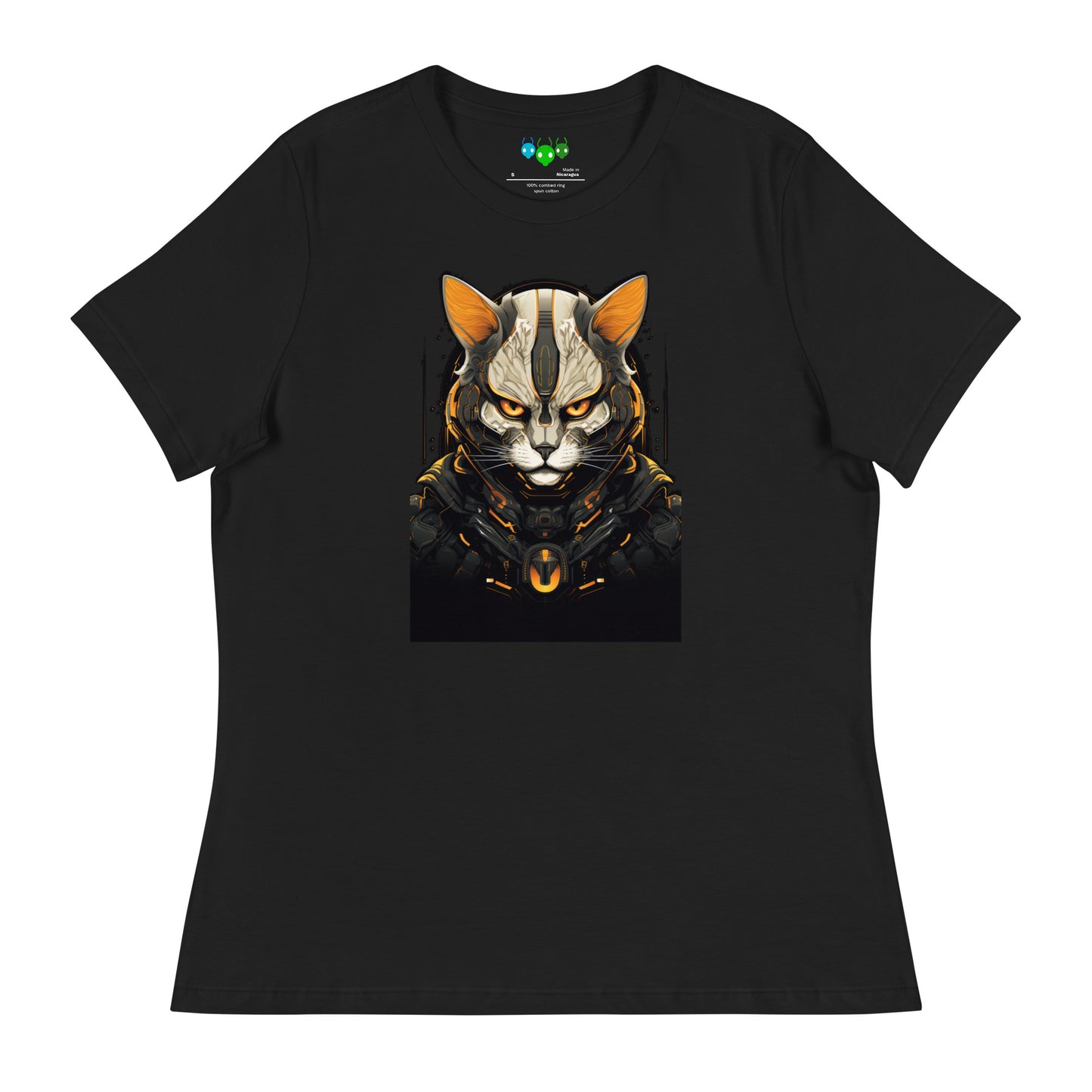 Harko Alien Cat Warlord Women's Relaxed T-Shirt