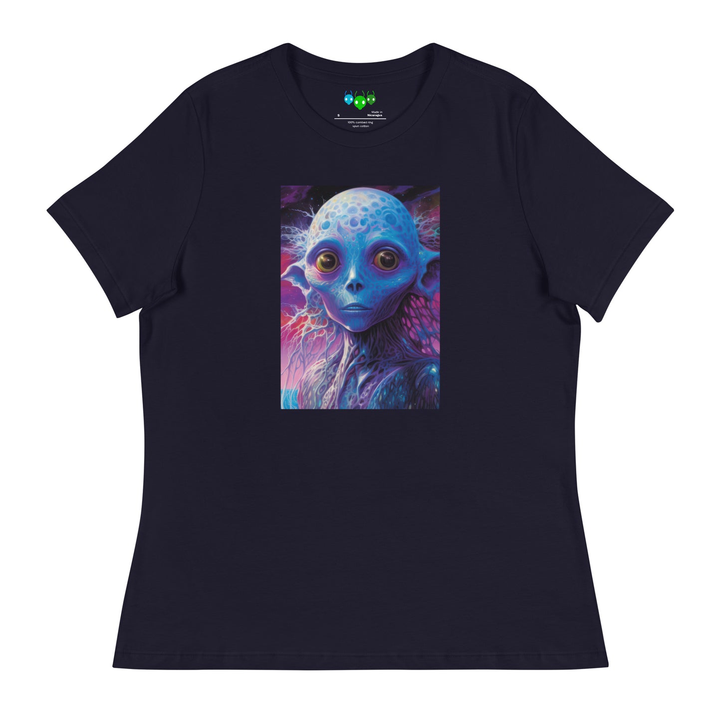 Women's Water Alien Elf | जल एलियन एल्फ Relaxed T-Shirt