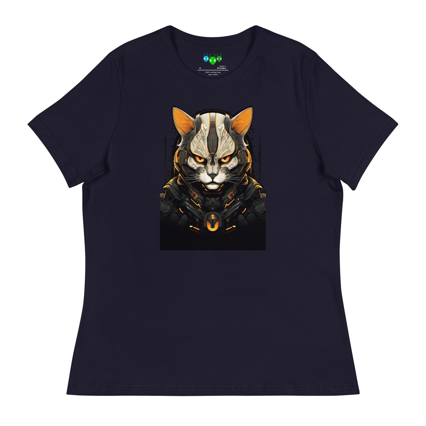 Harko Alien Cat Warlord Women's Relaxed T-Shirt
