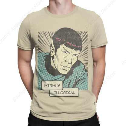 Star Trek "Highly Illogical" T-shirt Featuring Spock