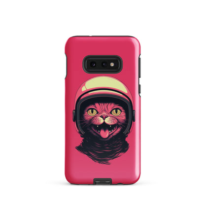 Pink Alien Cat Cosmonaut Tough Case for Samsung®