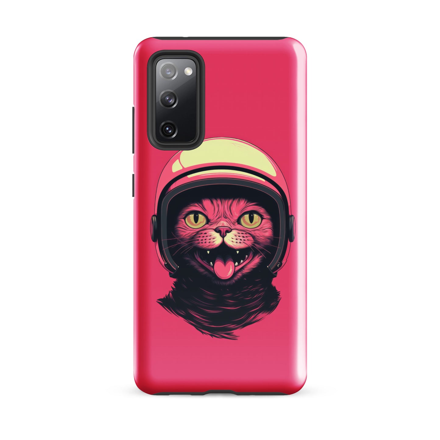 Pink Alien Cat Cosmonaut Tough Case for Samsung®