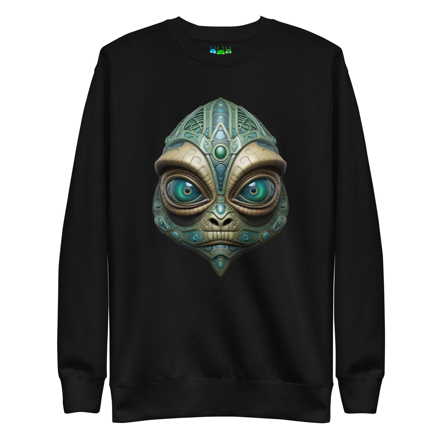 Alien Lizard Head | એલિયન લિઝાર્ડ હેડ Premium Sweatshirt