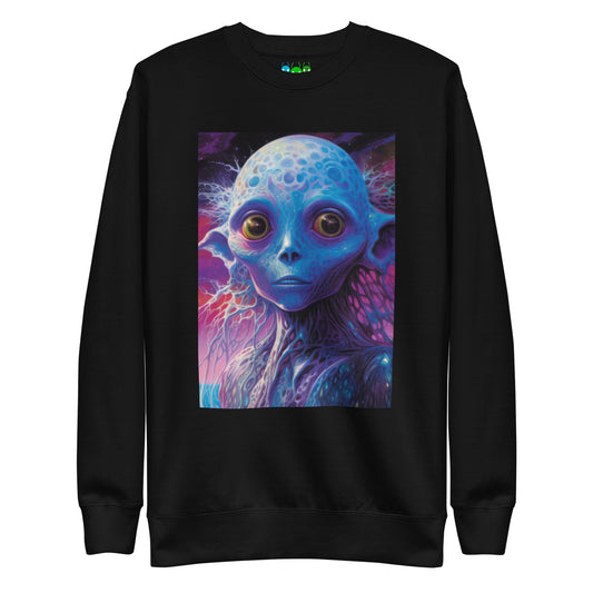 Water Alien Elf | जल एलियन एल्फ Premium Sweatshirt