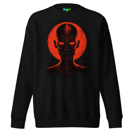 Radiographic Alien Head | રેડિયોગ્રાફિક એલિયન હેડ Premium Sweatshirt