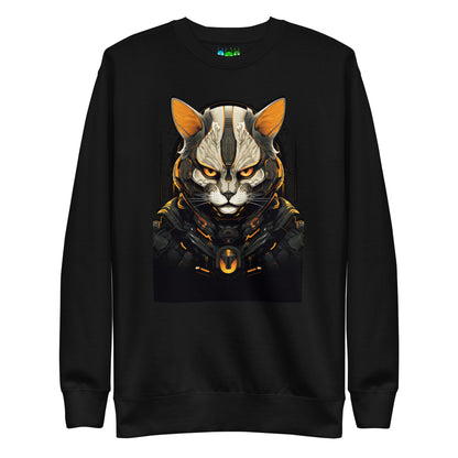 Harko Alien Cat Warlord Premium Sweatshirt