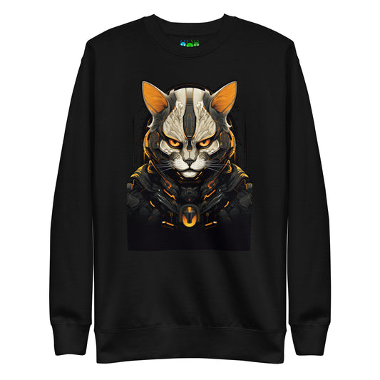 Harko Alien Cat Warlord Premium Sweatshirt