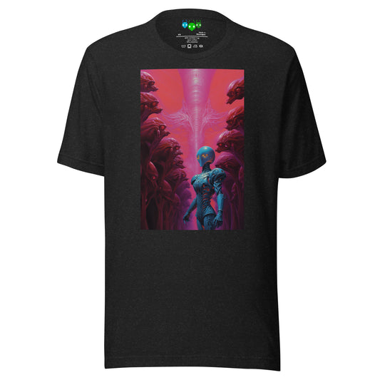 Purple Alien Commander | מפקד חייזר סגול | Science Fiction T-shirt