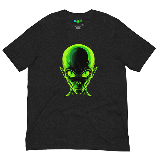 Amazing Green Alien Head T-shirt