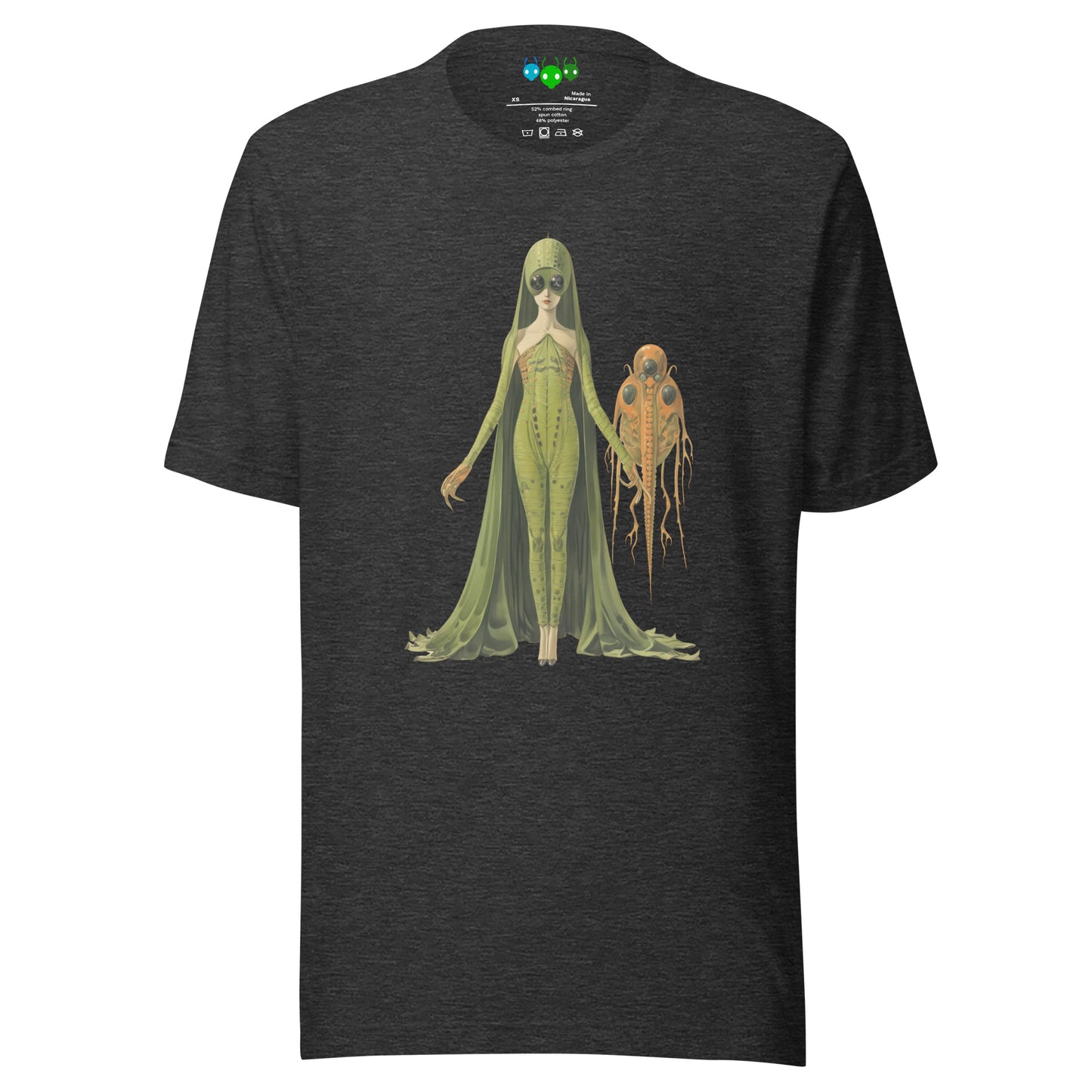 Green Lady Alien & Pet | గ్రీన్ లేడీ ఏలియన్ T-shirt