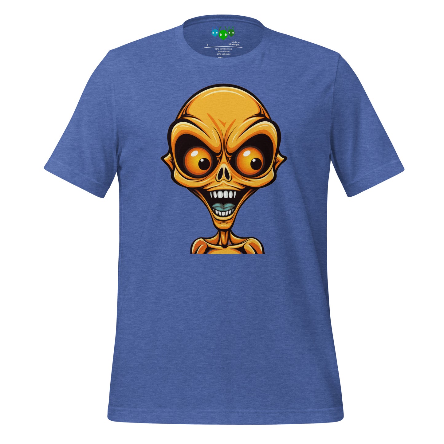 Orange Bug-eye Alien T-shirt