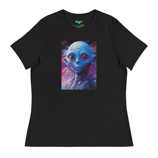 Women's Water Alien Elf | जल एलियन एल्फ Relaxed T-Shirt