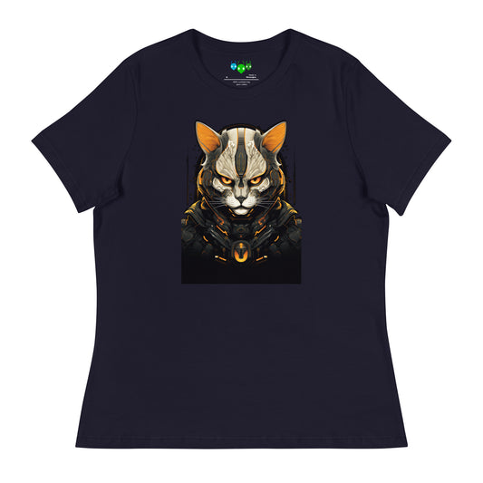 Harko Alien Cat Warlord Women's Relaxed T-Shirt